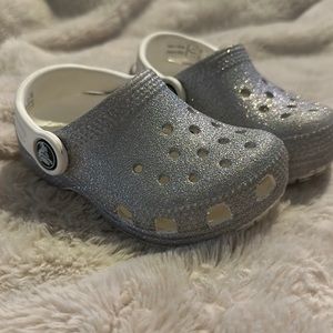Toddler crocs SPARKLE